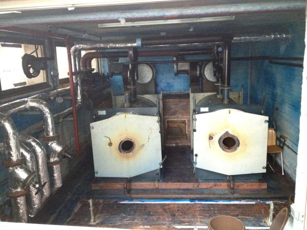 Locale caldaie bonificato da amianto friabile