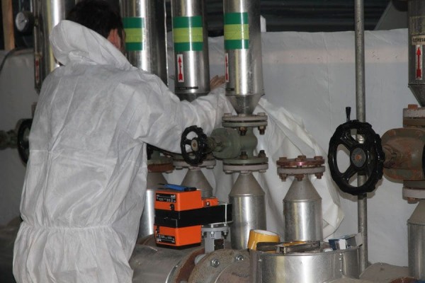 Allestimento area confinata