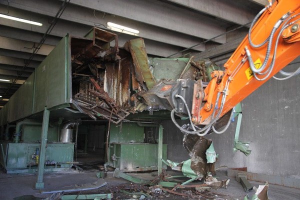 demolizione impianto