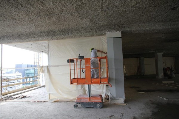 Allestimento area confinata FAV