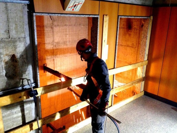 Demolizione ascensori