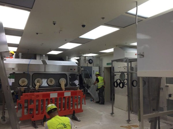 Reparto farmaceutico da demolire UK