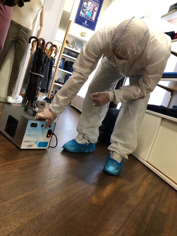 Sanificazione negozi di vendita al dettaglio