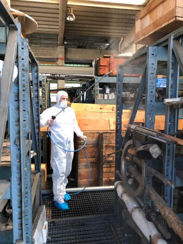 Sanificazione certificata Virtus srl