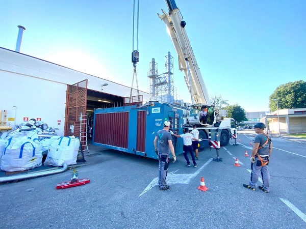 smontaggio e dismissione di una centrale termica industriale