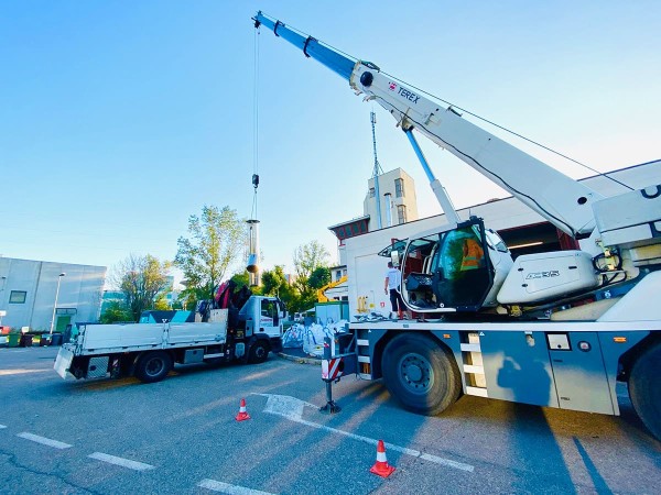 smontaggio e dismissione di una centrale termica industriale