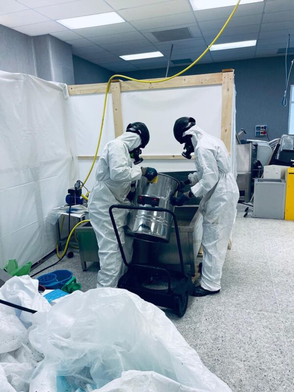decommissioning di reparti farmaceutici in stabilimento attivo