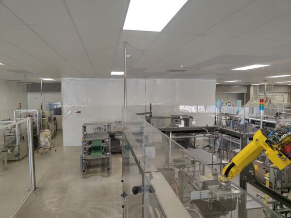 decommissioning di reparti farmaceutici in stabilimento attivo